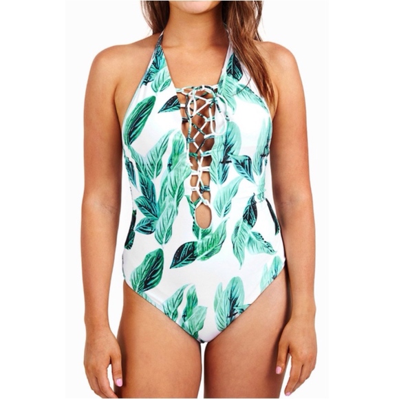 cupshe leaf one piece